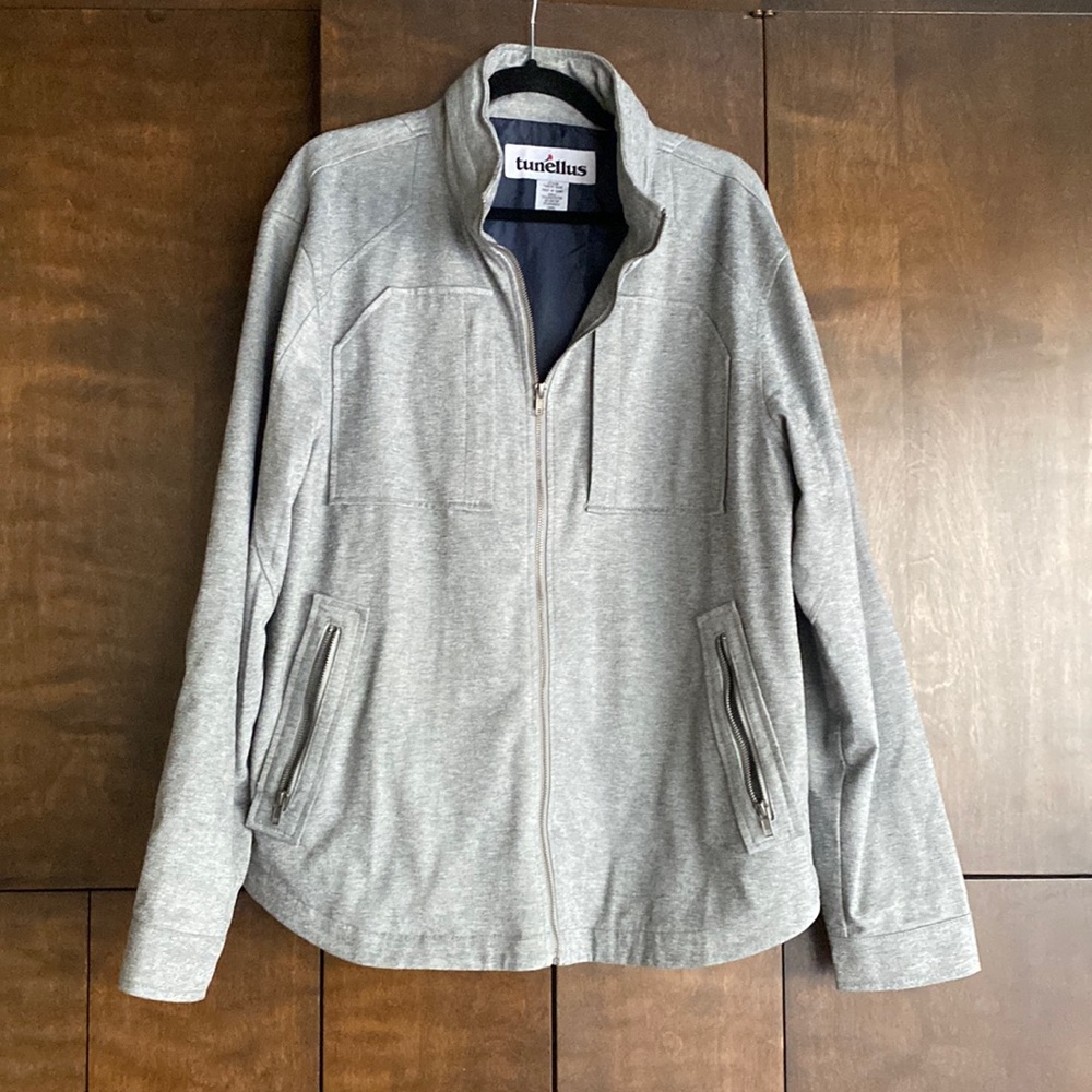 Tunellus light gray jacket size XL